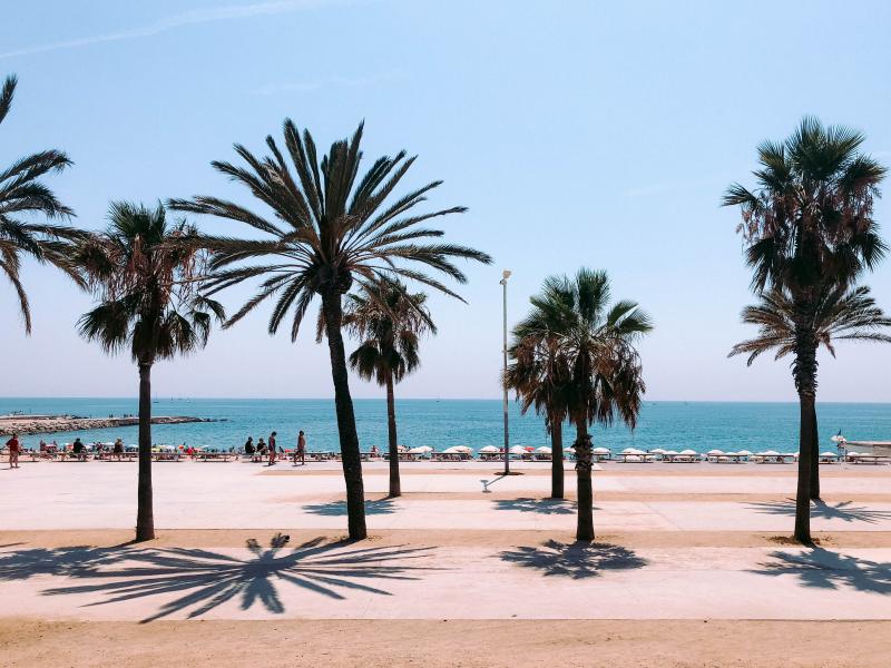 Barceloneta amb la petjada del mar ben present.